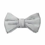 NOPBBSOIGRM001 noeud papillon business gris moyen face